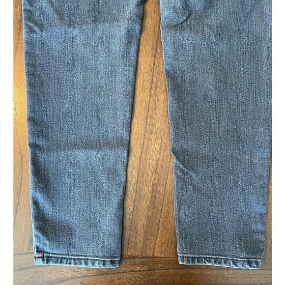 Democracy Ab Technology Jeans Womens 12 Blue Straight Leg Distressed Mid Rise - Picture 8 of 12